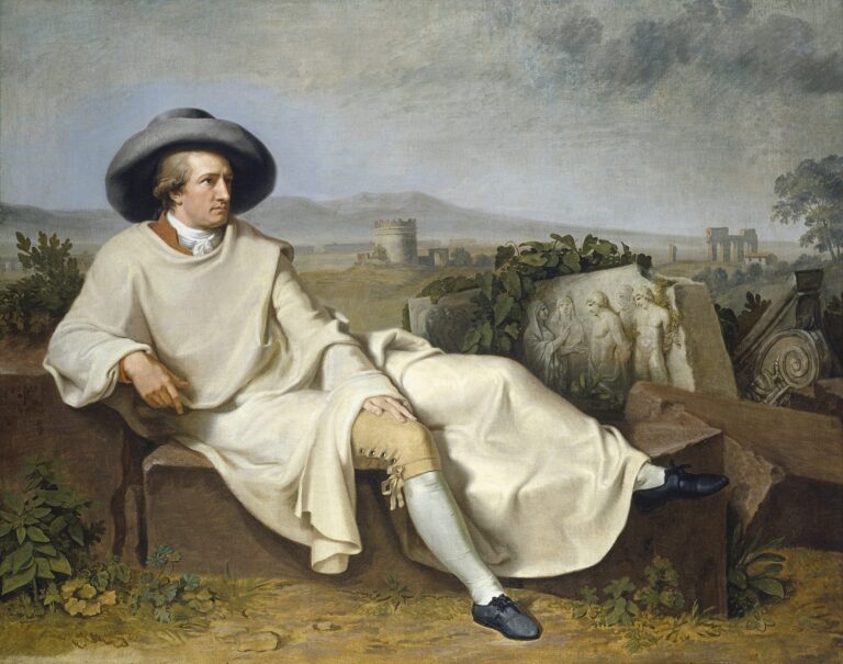 Goethe in the Roman Campagna by Johann H.W. Tischbein