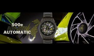 El reloj que se inspira en el primer vehículo eléctrico de Abarth