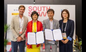 Nacho Mateo con el equipo de South Summit: South Summit.