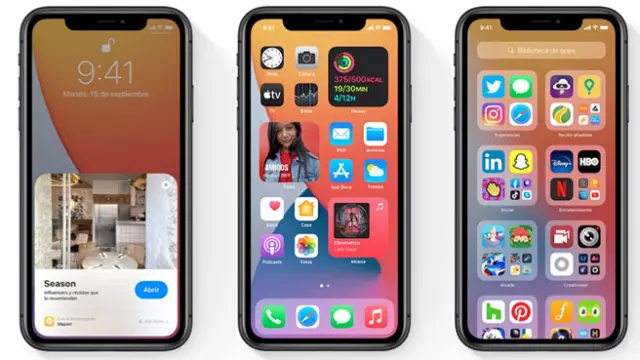 iOS en el iPhone