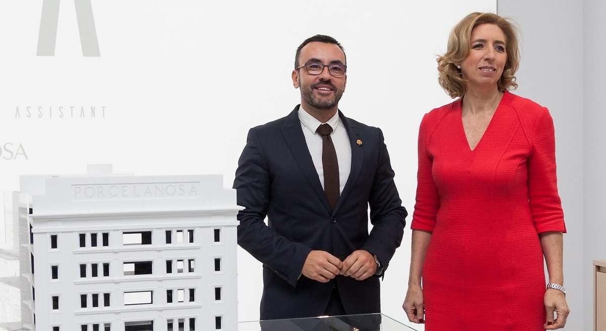 María José Soriano con el alcalde de Vila-Real
