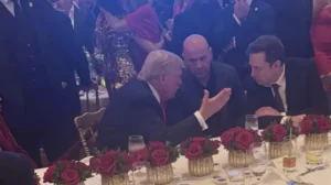 Trump junto a Elon Musk y el hijo de Bolsonaro