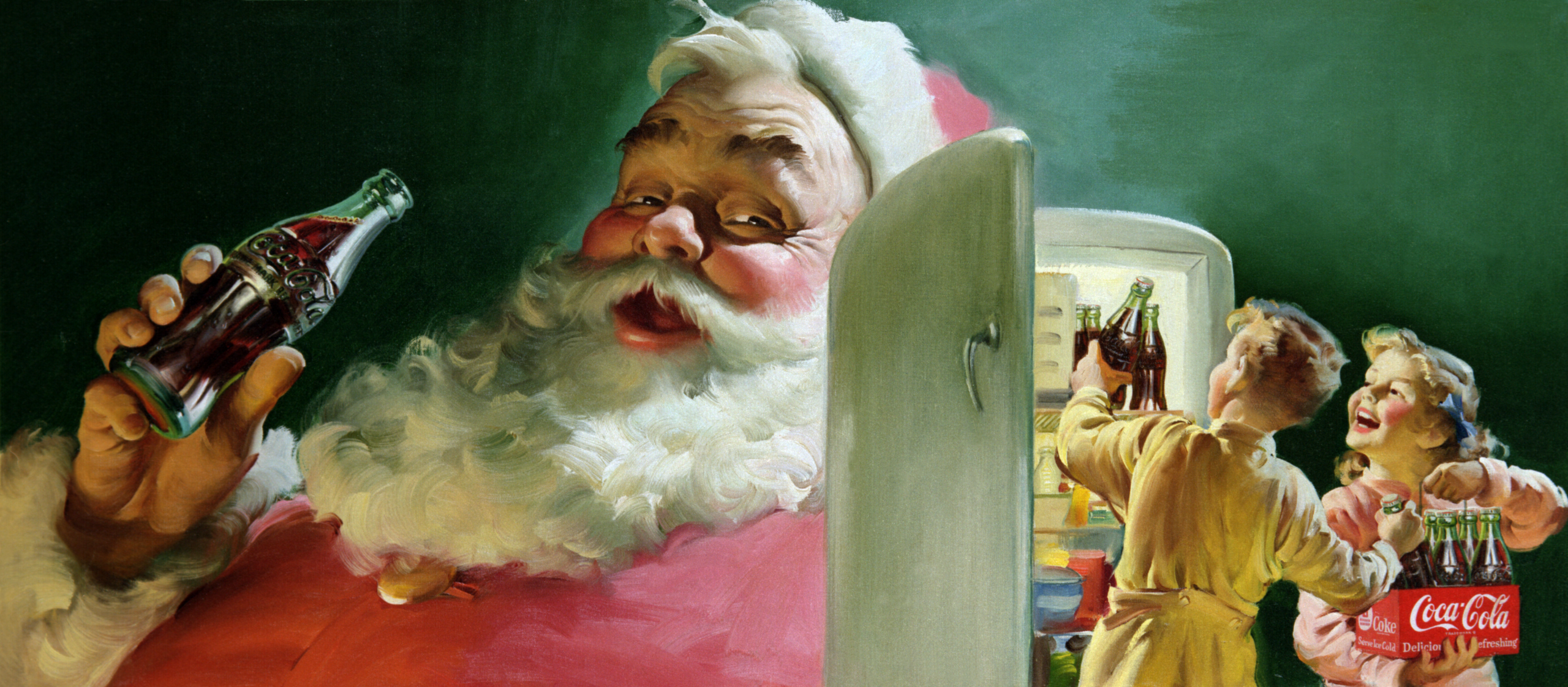 Anuncio de Coca-Cola con Papá Noel