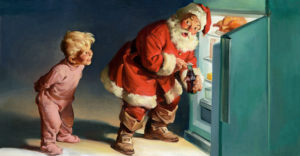 Anuncio de Coca-Cola con Papá Noel
