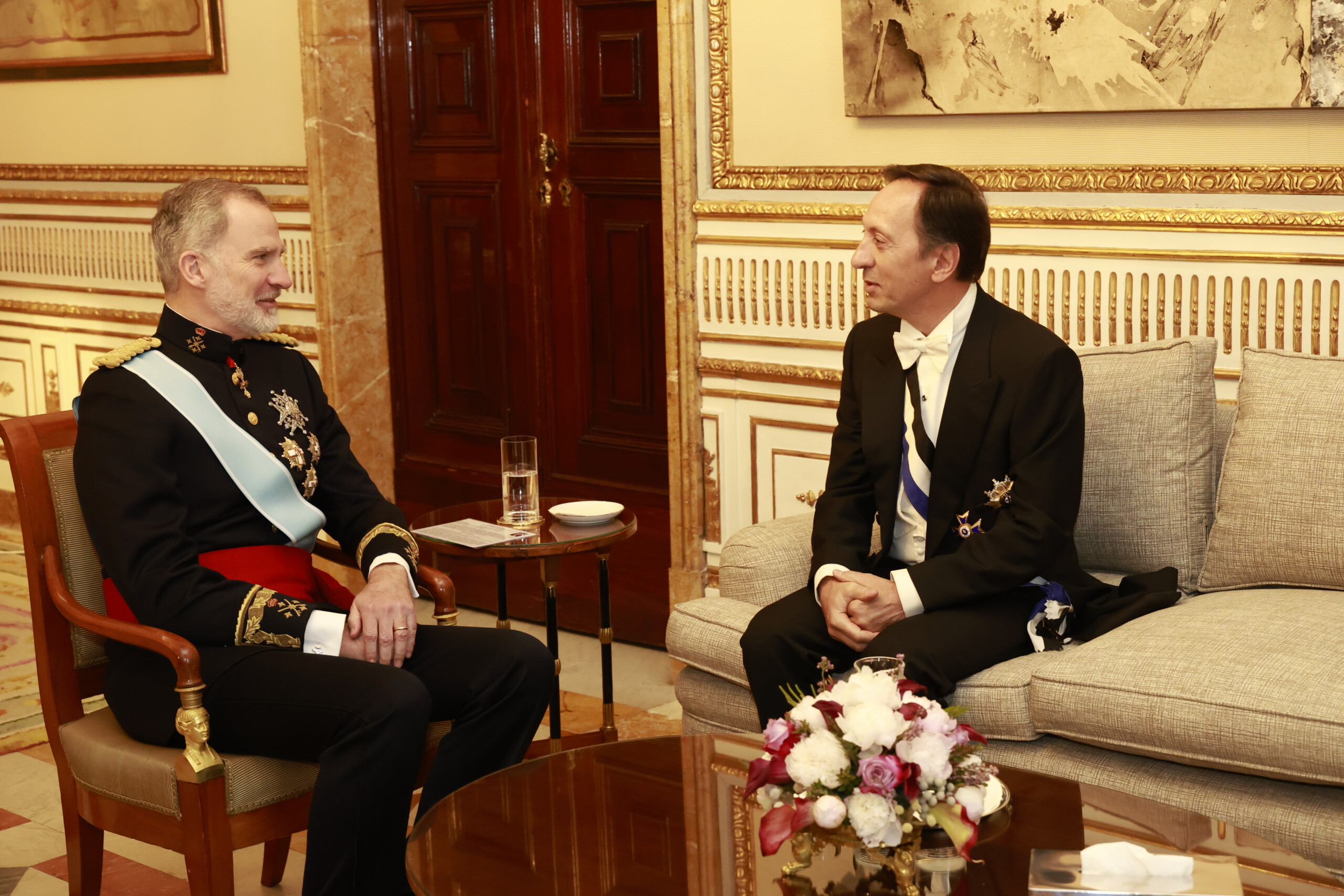 D. José Augusto Duarte, embajador de Portugal en España junto a Felipe VI