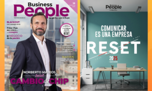 Portada de septiembre de Business People y del suplemento 'Comunicar es una empresa'