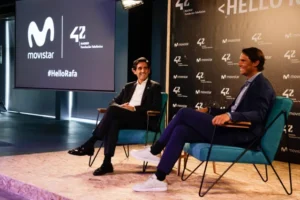 Rafa Nadal y José María Álvarez-Pallete