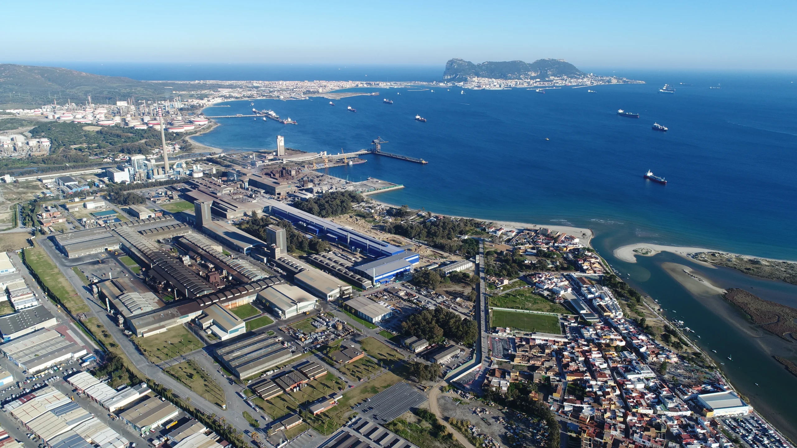 La fábrica de Acerinox del Campo de Gibraltar