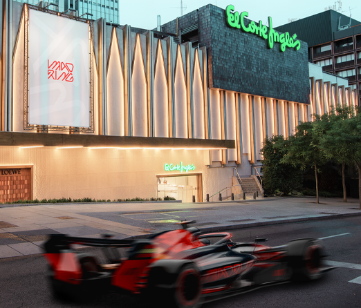 El corte Inglés y Formula 1