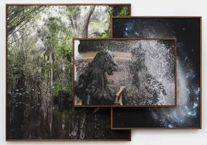 Todd Gray Boil and Toil, Time Immoral 2026 3 Archival pigment prints in artist’s frames, UV laminate 168.6 x 240.3 x 12.1 cm / 66 3/8 x 94 5/8 x 4 3/4 in overall